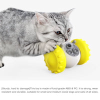 Pet Balance Car Slow Feeder Toy Interactive Treat Dispenser for Dogs Cats Anti-Overturn Gravity Move Puzzle Toy Relieve Anxiety